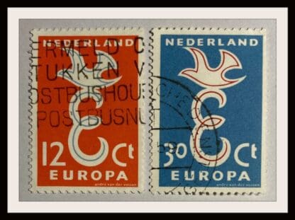 Netherlands Scott # 375-376 Used