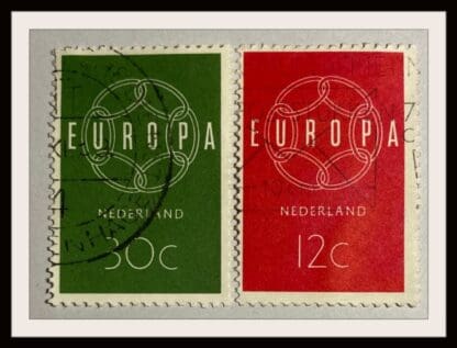 Netherlands Scott # 397-380 Used