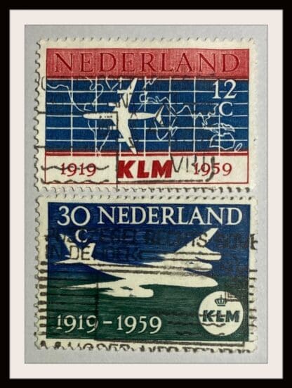 Netherlands Scott # 381-382 Used