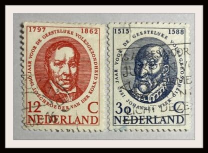 Netherlands Scott # 383-384 Used