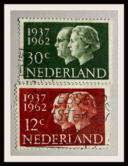 Netherlands Scott # 389-390 Used