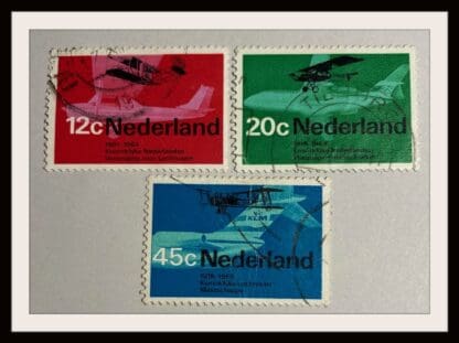 Netherlands Scott # 455-457 Used