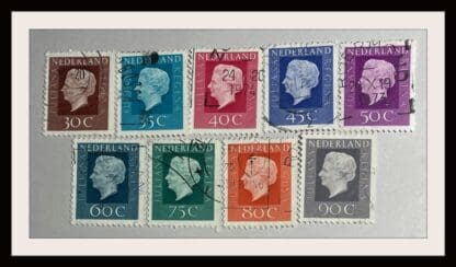 Netherlands Scott # 461-469 Used