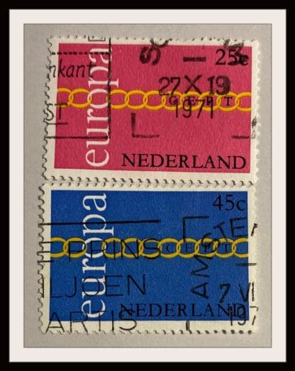 Netherlands Scott # 488-489 Used