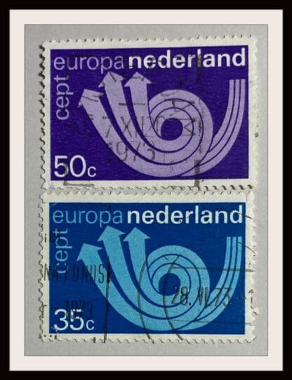 Netherlands Scott # 504-505 Used