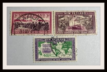 New Zealand Scott # 234-235/237 Used