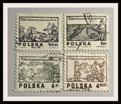 Poland Scott # 2070-2071b Used