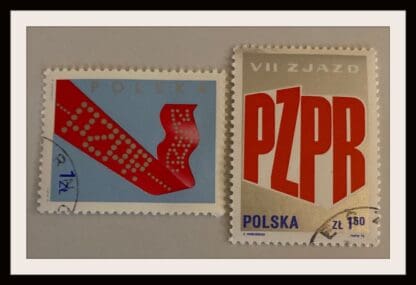 Poland Scott # 2135-2136 Used