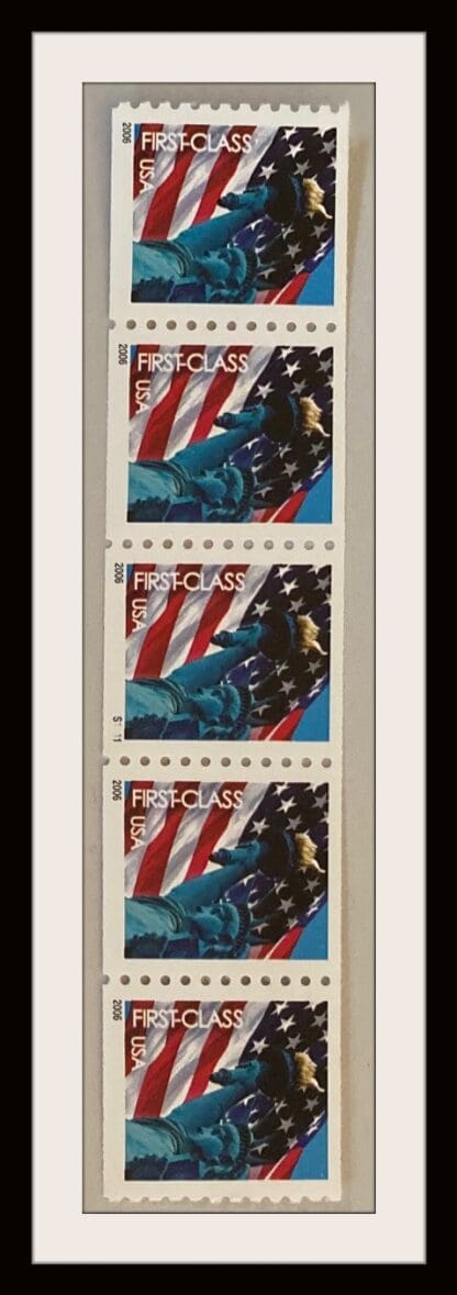 Scott # 3967 Mint Never Hinged Plate Strip of 5 # S111