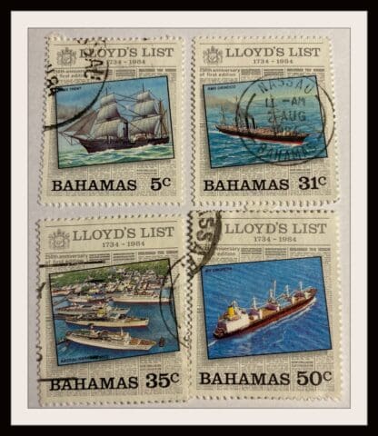 Bahamas Scott # 555-558 Used