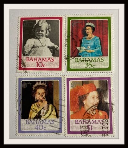 Bahamas Scott # 592/594-596 Used