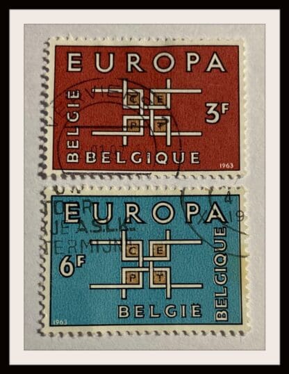 Belgium  Scott # 598-599 Used