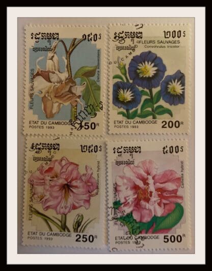 Cambodia Scott 1264-1267 Used