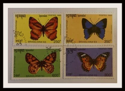 Cambodia Scott 1278-1281 Used