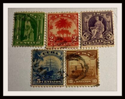 Cuba Scott #227-231 Used