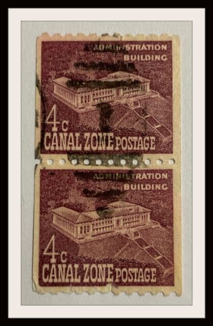 Canal Zone Scott # 154 Used Pair