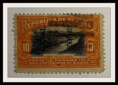 Canal Zone Scott # 45 Used