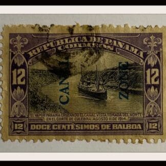 Canal Zone Scott # 49 Used