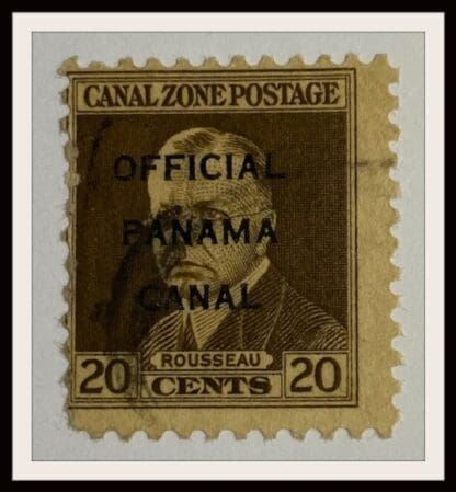 Canal Zone Scott # O6 Used