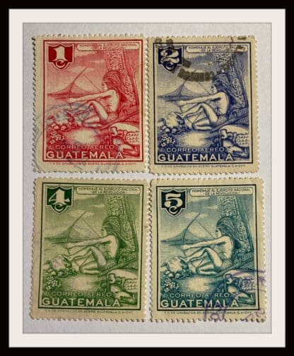 Guatemala Scott # C197-C200  Used