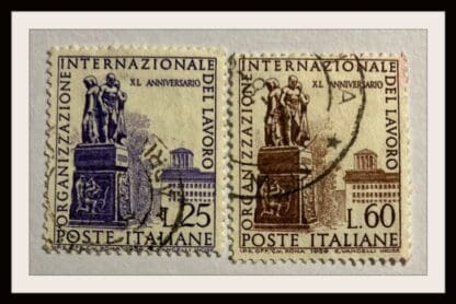 Italy Scott # 783-784 Used