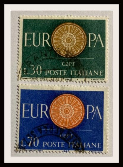 Italy Scott # 809-810 Used Europa