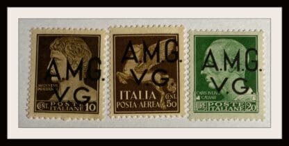 Italy AMG Scott #1LN7A/1LN9-1LN10 Mint Hinged