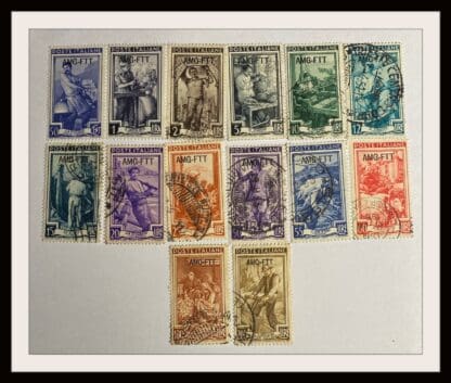 Italy Trieste Scott #90-99/103-105/107-108 Used