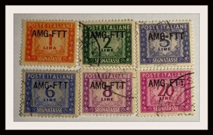 Italy Trieste Scott #J16-J17/J20-J22/J25 Used