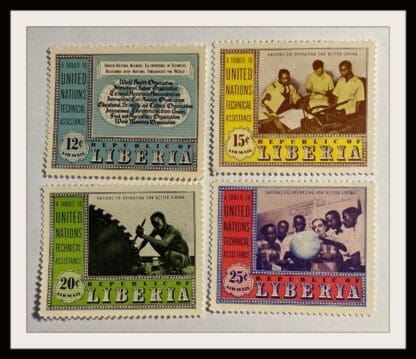 Liberia Scott # C78-C81 Used