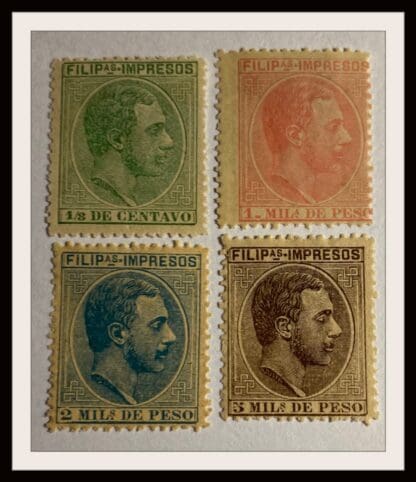 Philippines Scott #P1-P4 Mint Hinged