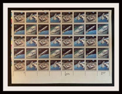 Scott # C122-C125 Mint Never Hinged Sheet