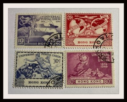 Hong Kong Scott #180-183 Used