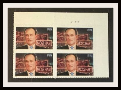 Scott #3882 Mint Never Hinged Plate Block