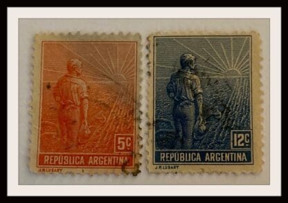 Argentina Scott # 177-178 Used