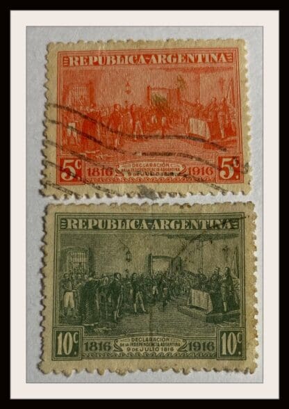 Argentina Scott # 220-221 Used