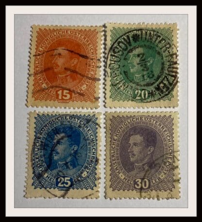 Austria Scott # 168-171 Used