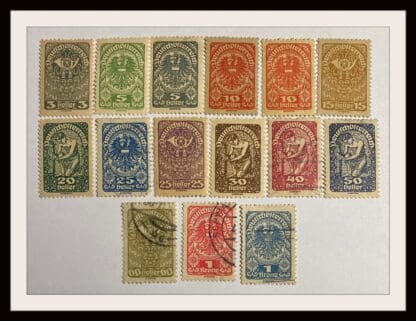 Austria Scott # 200-205/207-211/213/215-218 Used