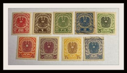 Austria Scott # 238-247 Mint & Used