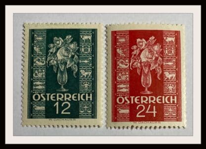 Austria Scott # 388-389 Mint Hinged