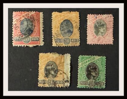 Brazil Scott #113-114/116-119 Used