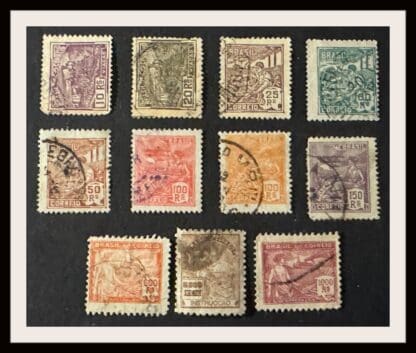 Brazil Scott #218-225/231-232/234 Used