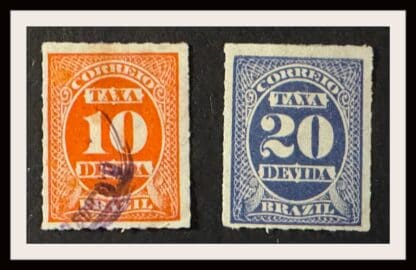 Brazil Scott #J10-J11 Mint Hinged & Used