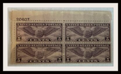 Scott # C16 Mint Never Hinged Plate Block