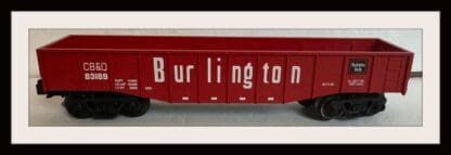 Industrial Rail Burlington Gondola #83189 New Old Stock