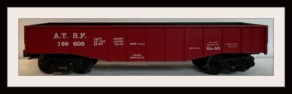 Industrial Rail ATSF Gondola # 166605 New Old Stock