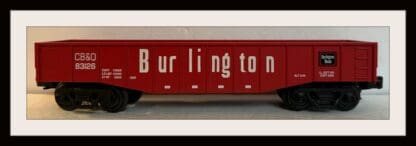 Industrial Rail Burlington Gondola # 83126 New Old Stock