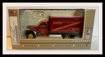 Chevy 1942 PRR One Ton Deliver Van Bank 1:24 Scale