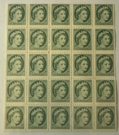 Canada Scott # 338a Mint Hinged Sheetlet