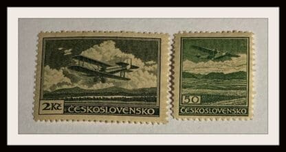 Czechoslovakia Scott # C10/C12 Mint Hinged